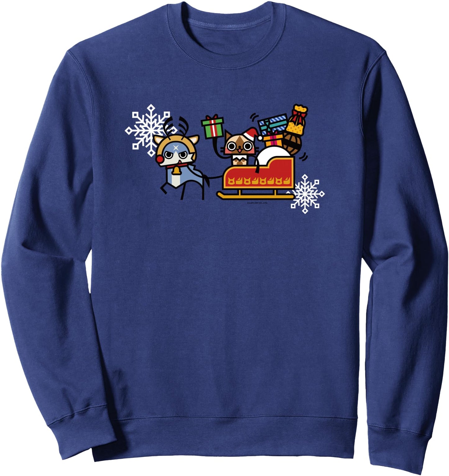 Monster Hunter Rise: Sunbreak PalamutePalico Christmas (A) Sweatshirt