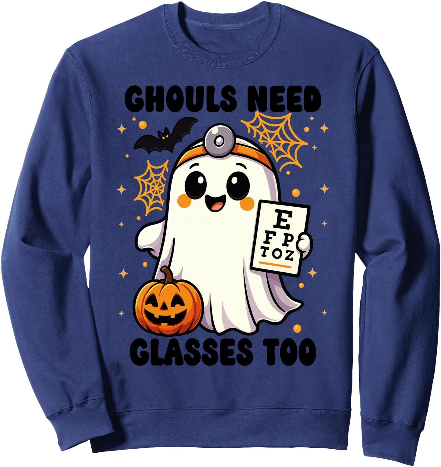 Optometry Halloween Spooky Ophthalmologist Funny Eye Doctor Sweatshirt
