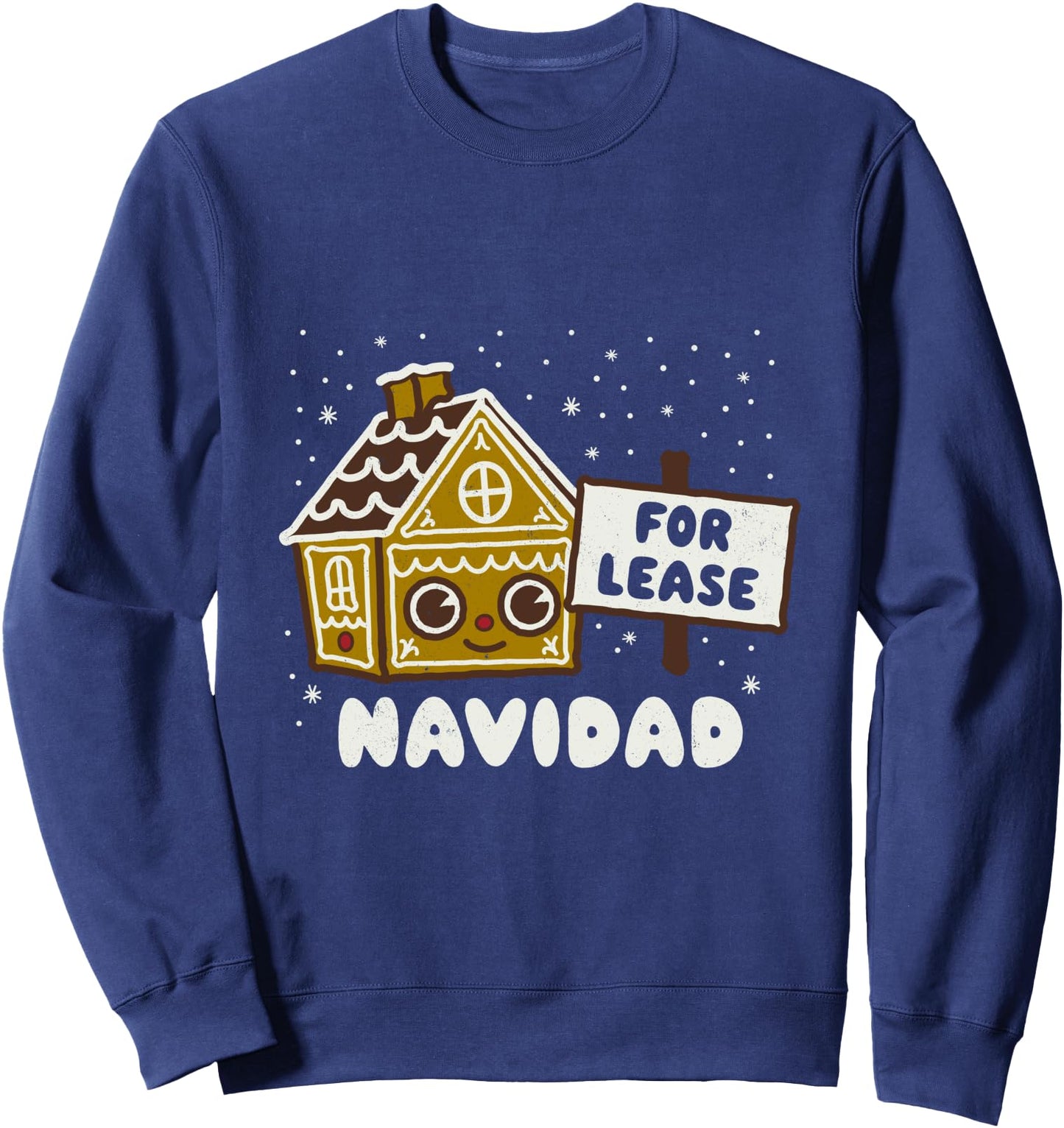 For Lease Navidad - Christmas Realtor Gingerbread House Sweatshirt