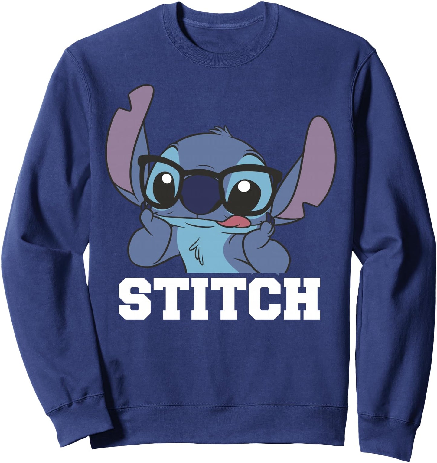 Disney Lilo & Stitch Nerdy Stitch Portrait Sweatshirt