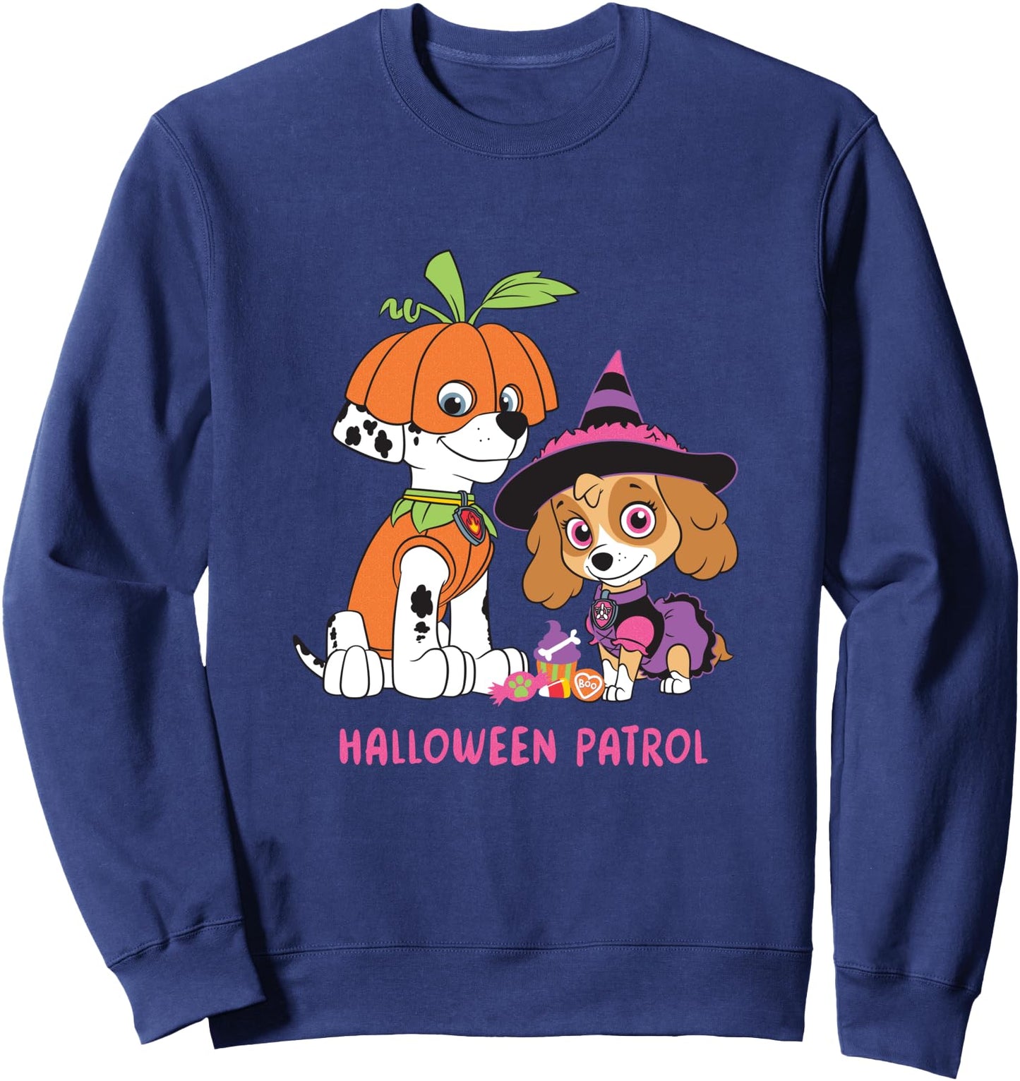 Paw Patrol Halloween Patrol Pumpkin And Witch Pups Sweatshirt