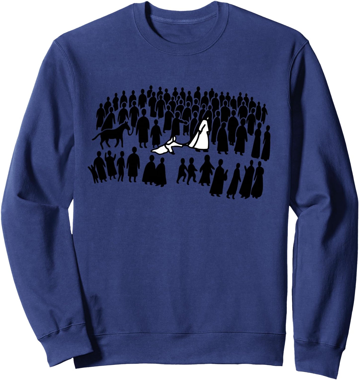 Touching the Hem of His Garment Jesus Healing Scene Sweatshirt