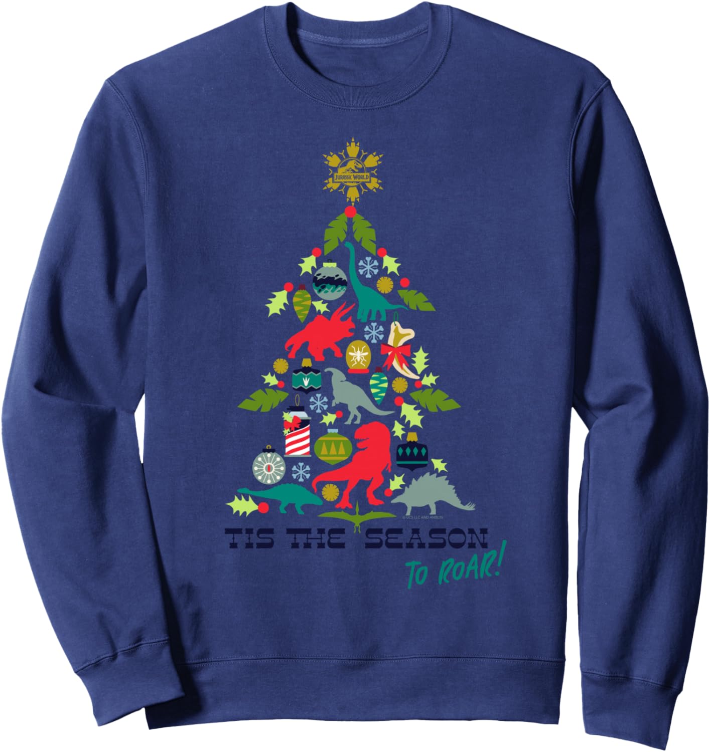 Jurassic World Christmas Tree Sweatshirt