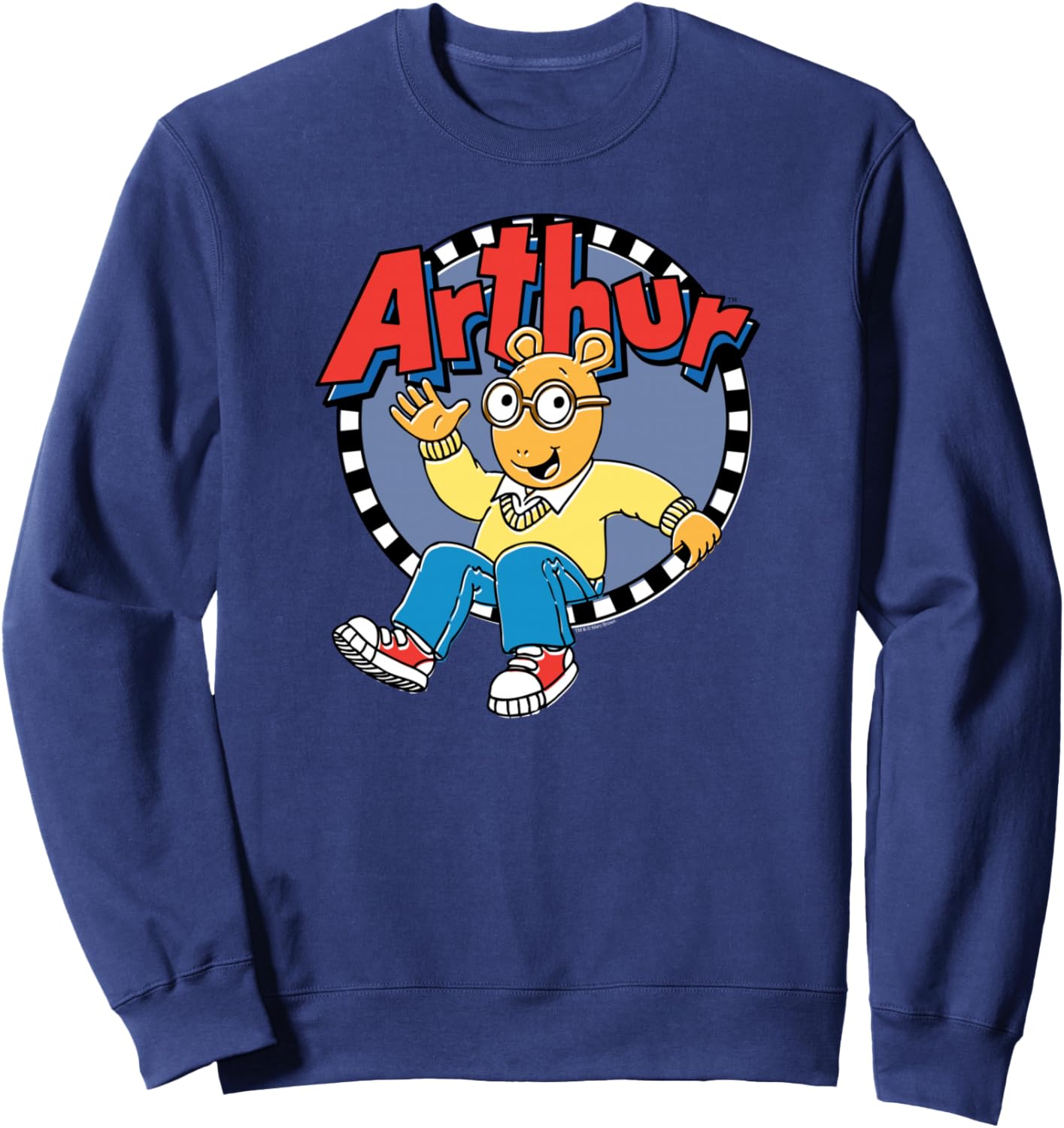Arthur Non Distressed Arthur Waving Logo Sweatshirt