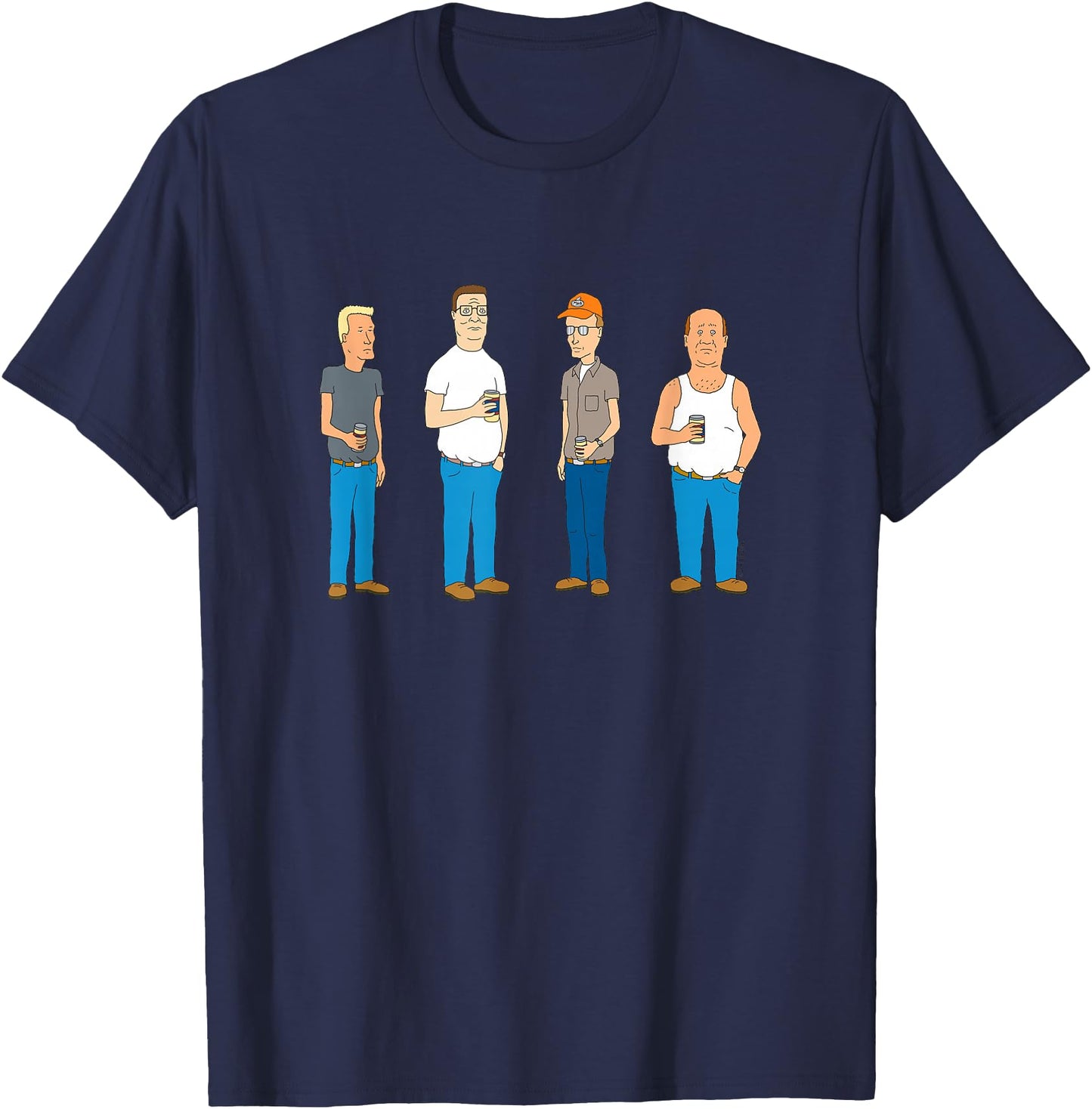 King of the Hill Four Guys in the Alley Cartoon