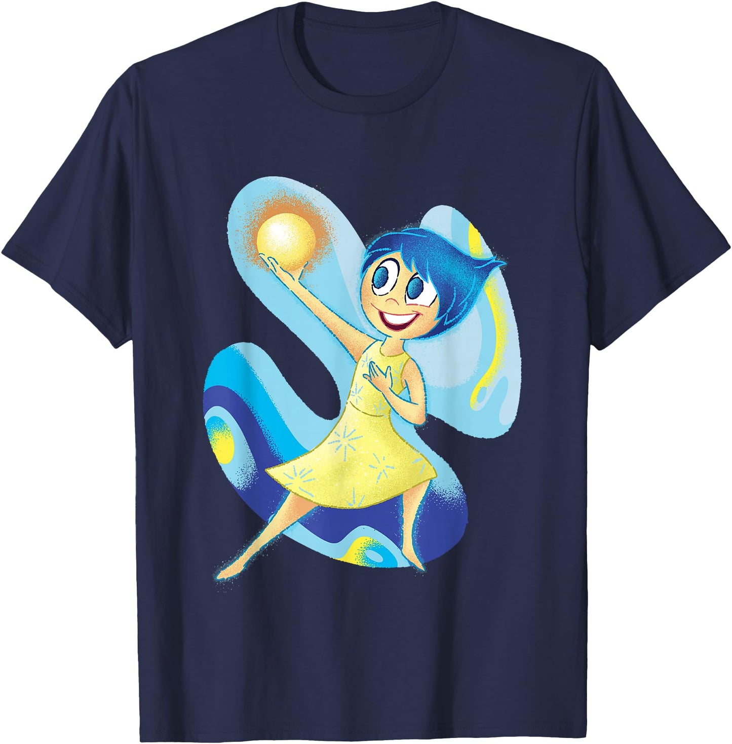 Disney Pixar Inside Out 2 Joy Happy Memories Distressed Logo
