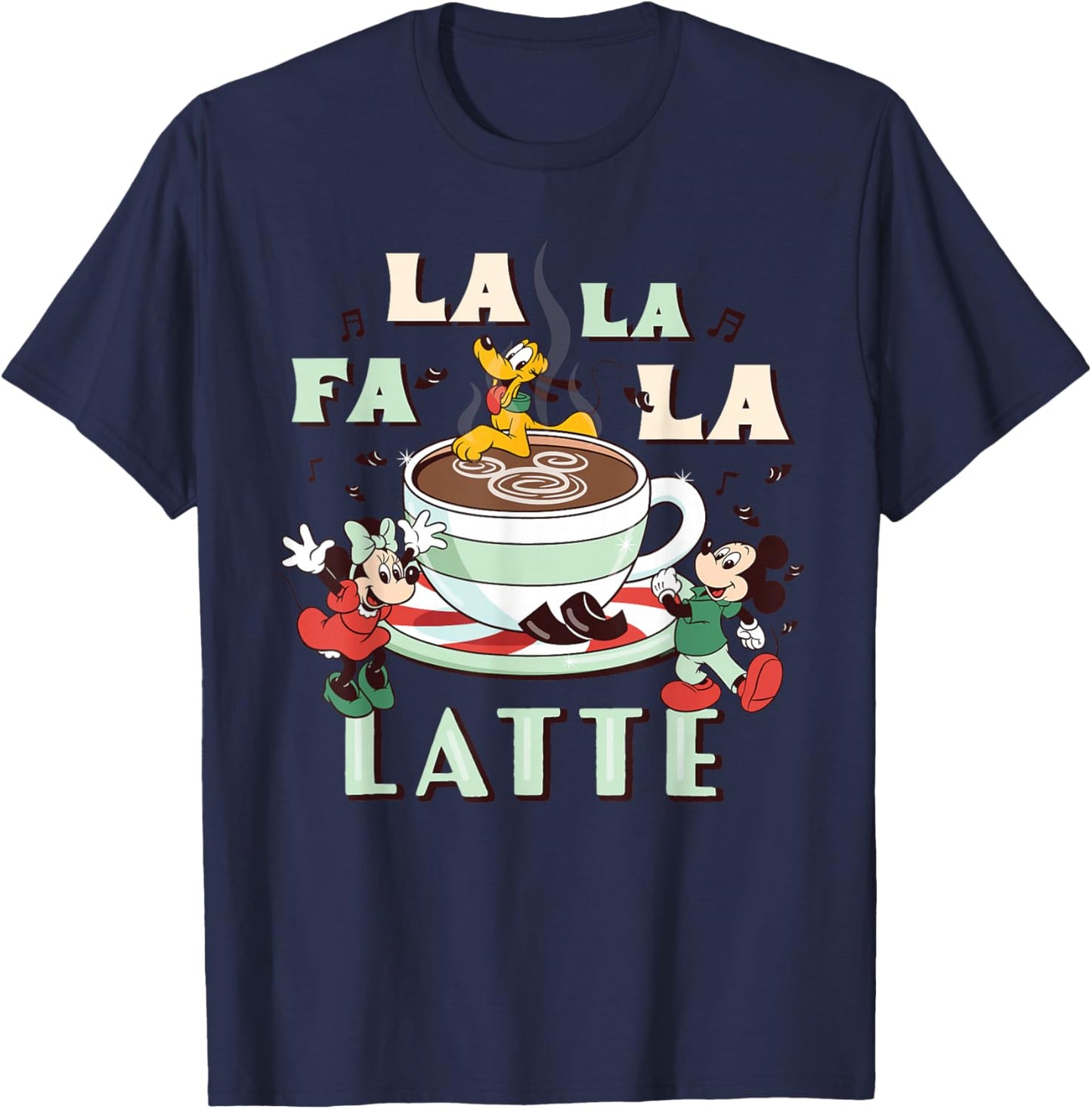 Disney Mickey & Minnie FA La La La Latte Christmas Coffee
