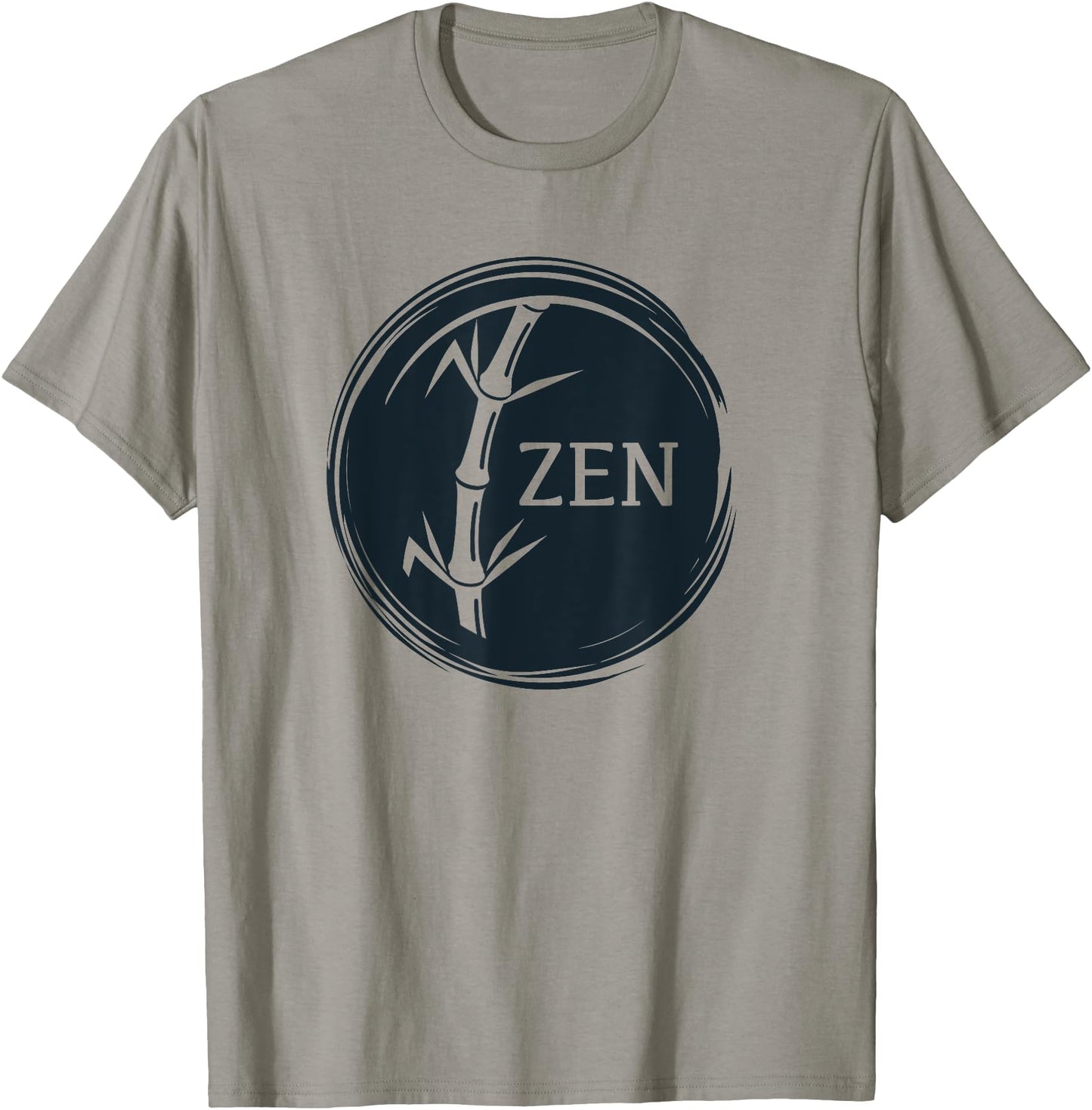 Zen T-shirt - Japanese Bamboo Zen Circle Painting Enso Shirt