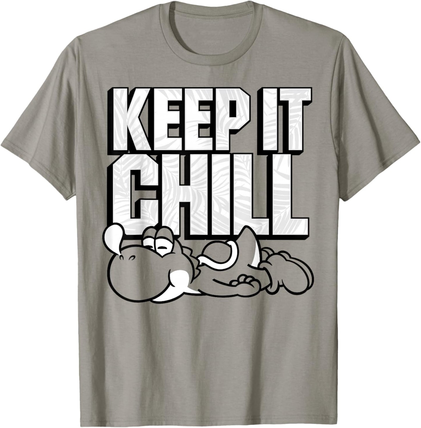 Super Mario Yoshi Keep It Chill Outline Portrait