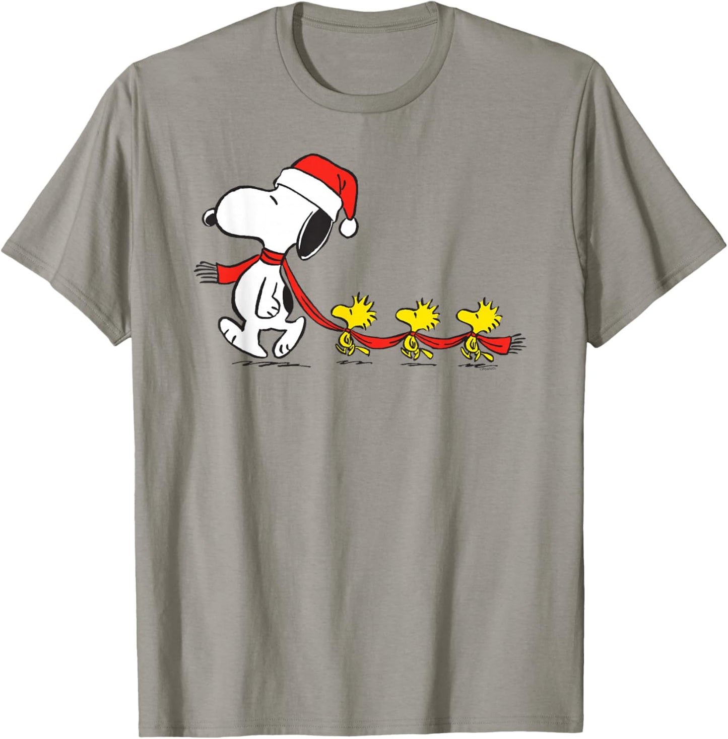 Peanuts Snoopy and Woodstock Holiday Short Sleeve