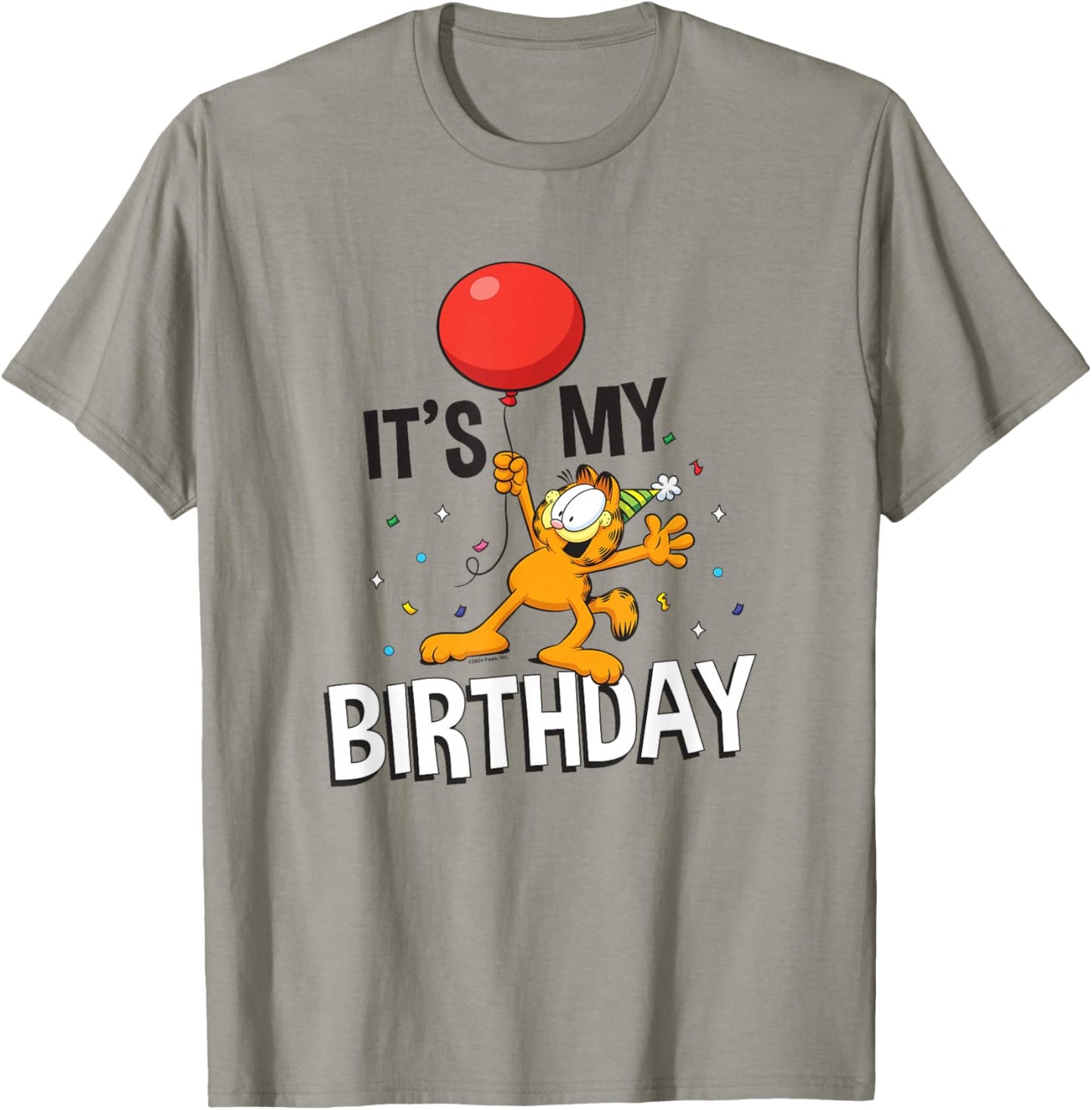 Garfield It's My Birthday Confetti Celebration Logo