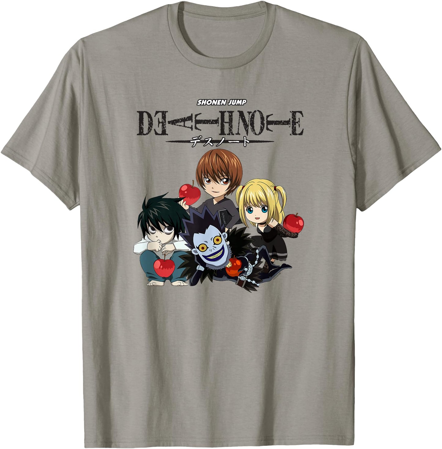 Death Note Chibi Characters with Apples Anime