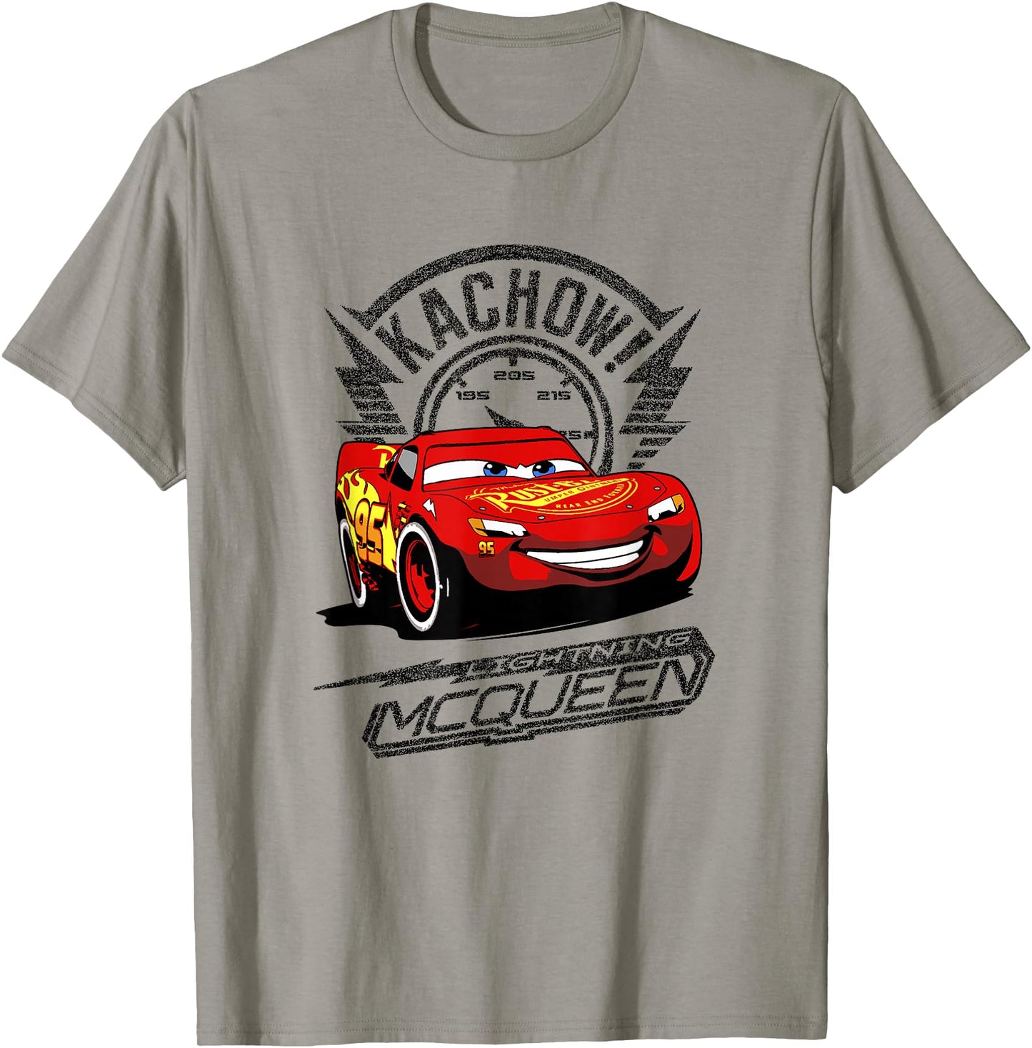 Disney Pixar Cars Lightning McQueen Kachow! Retro Shot