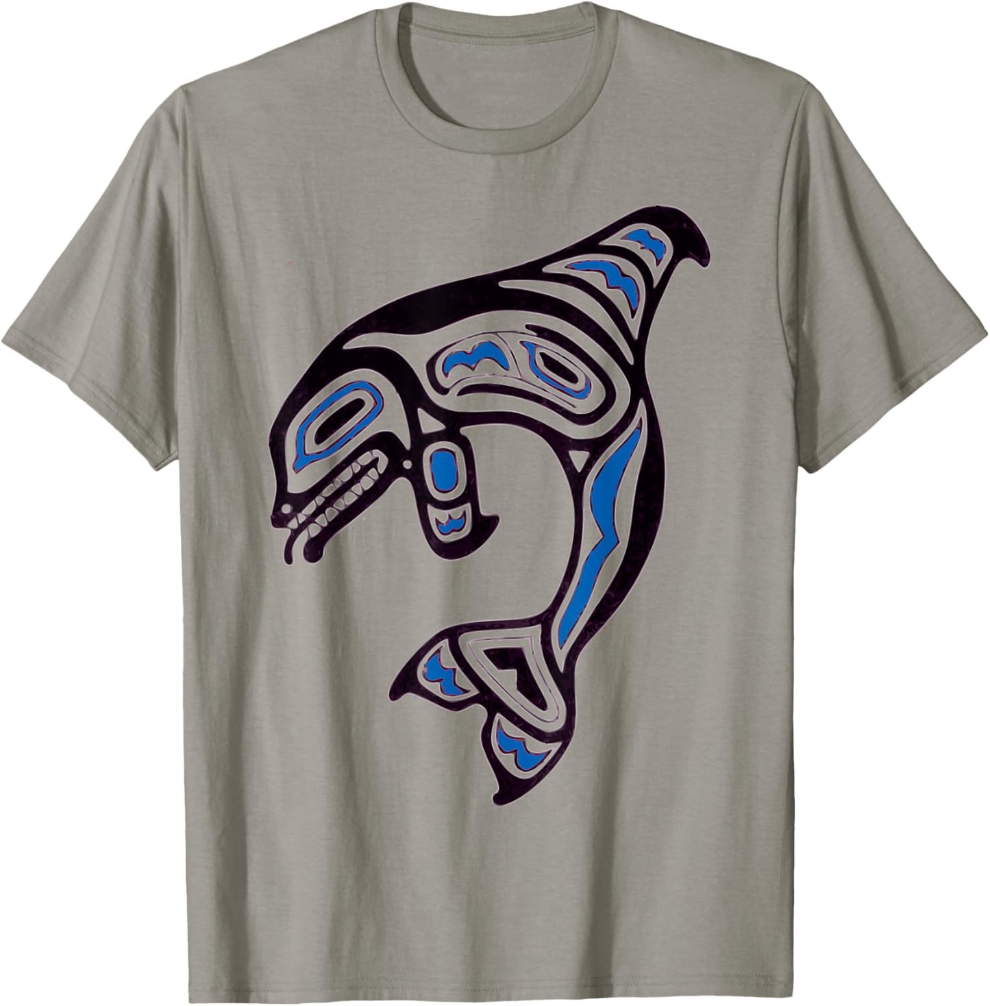 Pacific NW Orca Whale Native American Indian Art T-Shirt