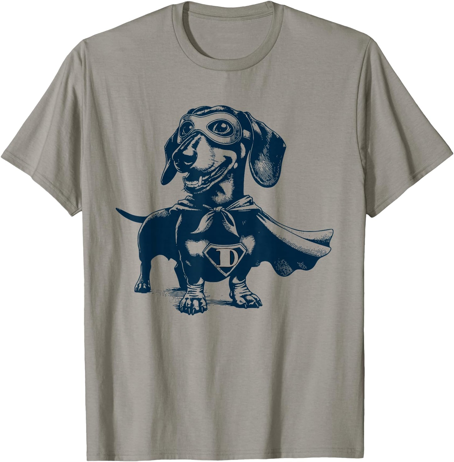 Super Weenie Hero Dachshund with Mask and Cape