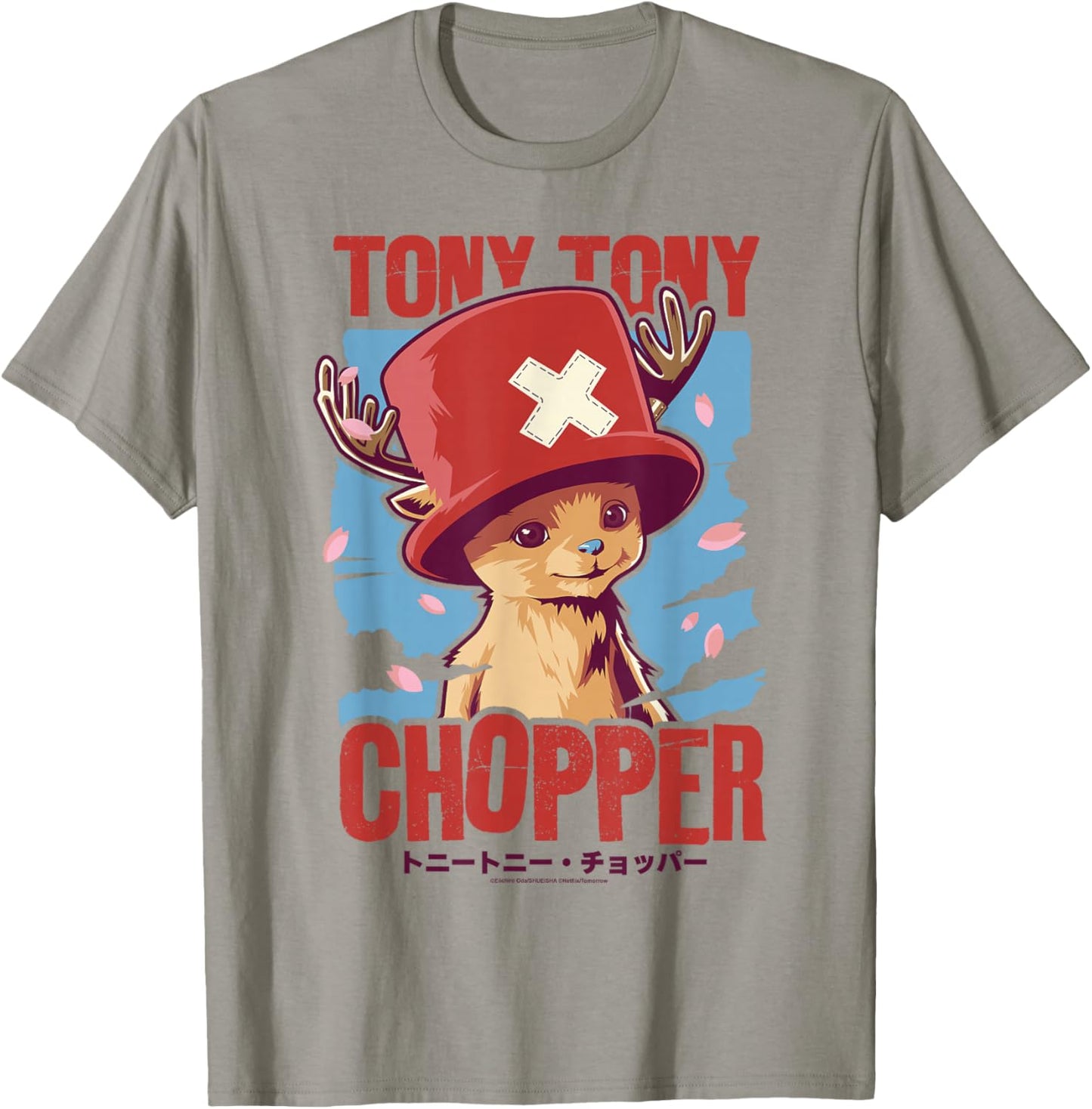 One Piece Tony Tony Chopper Distressed Kanji Poster