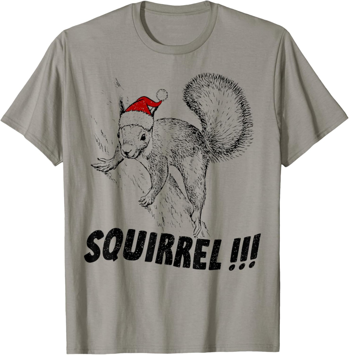 Funny Squirrel With Hat Christmas Vacation Old Fashion