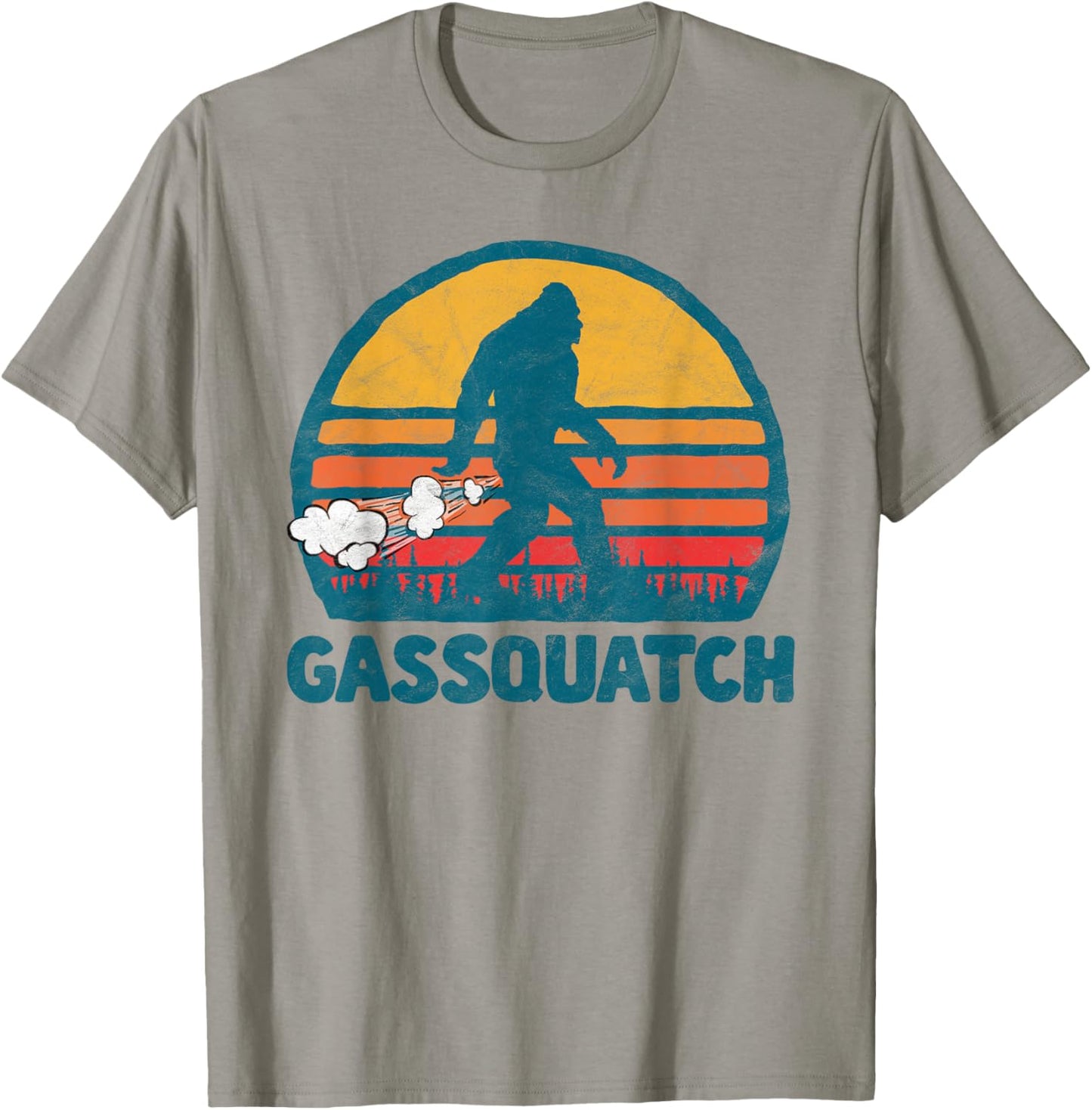 Gas squatch! Funny Farting Bigfoot Retro Fart