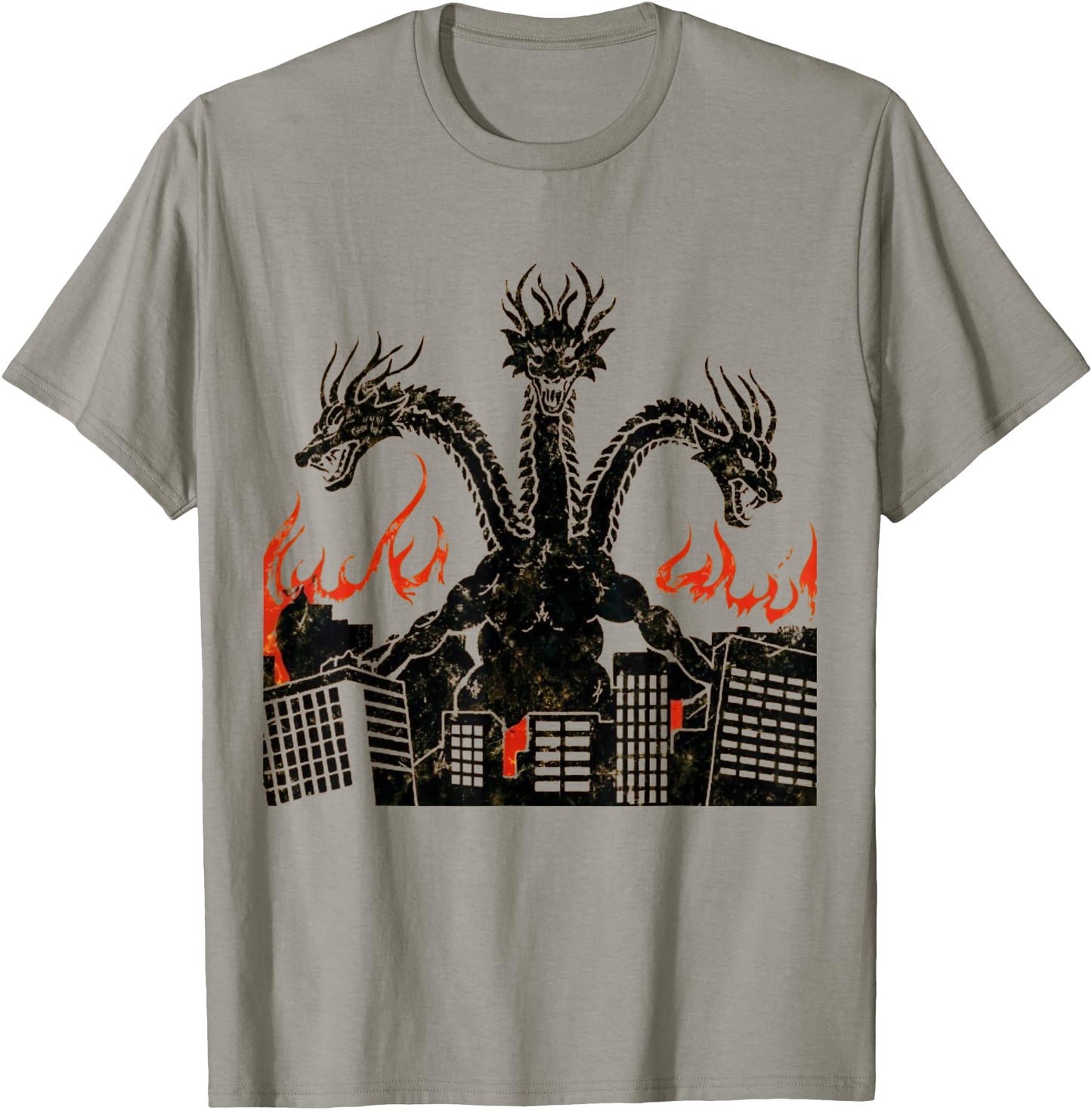 Vintage Dragon King Ghidorah Art sunset japanese Men