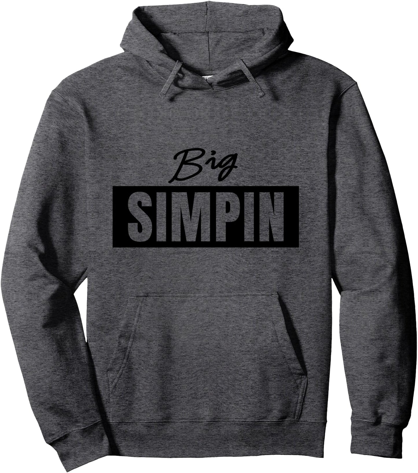 Simp - Big Simpin - Meme Simping - Kawaii Anime - Funny Pullover Hoodie