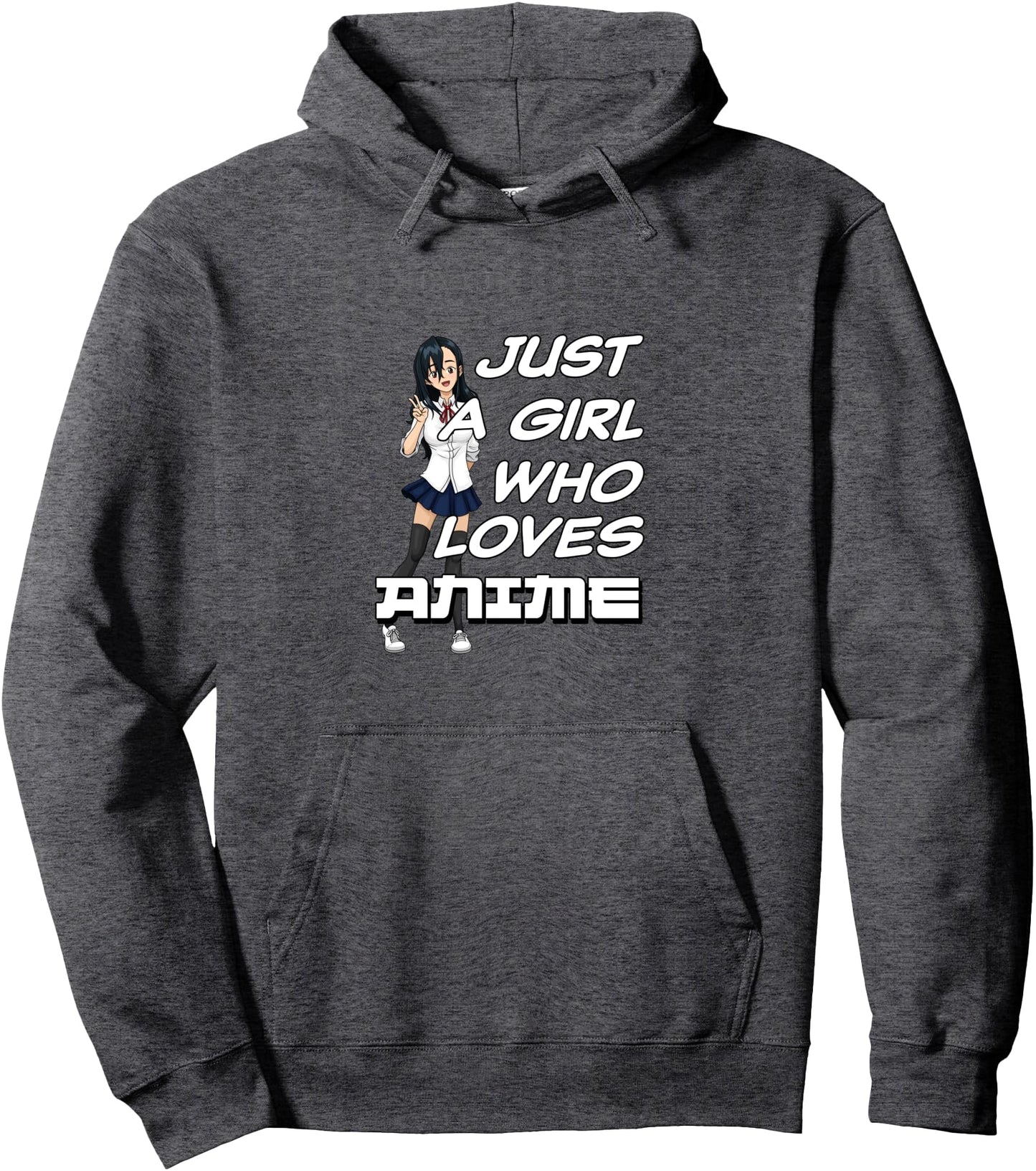 Just A Girl Who Loves Anime Pullover Hoodie