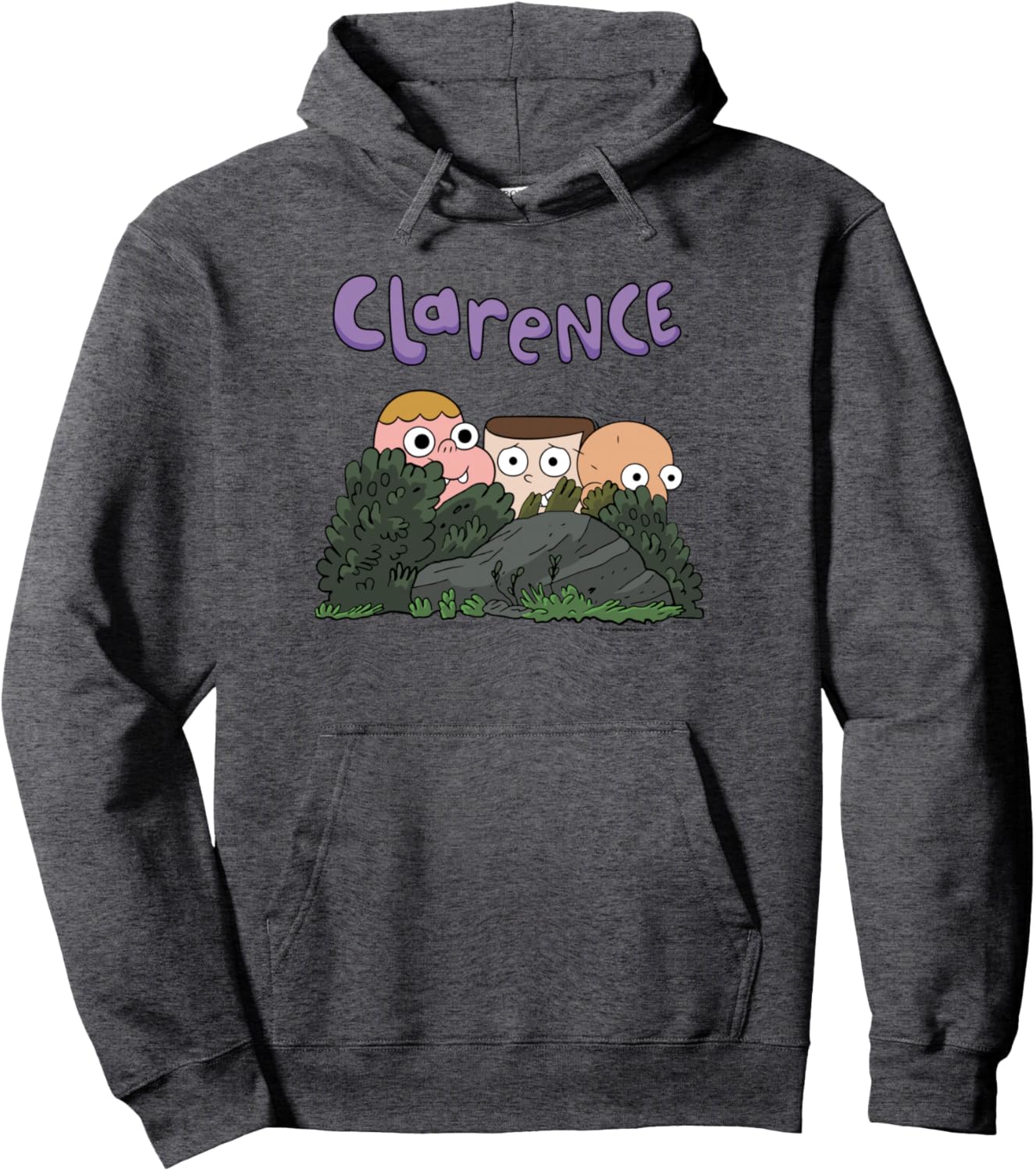 Cartoon Network Clarence Gang Pullover Hoodie ,Blue ,Small