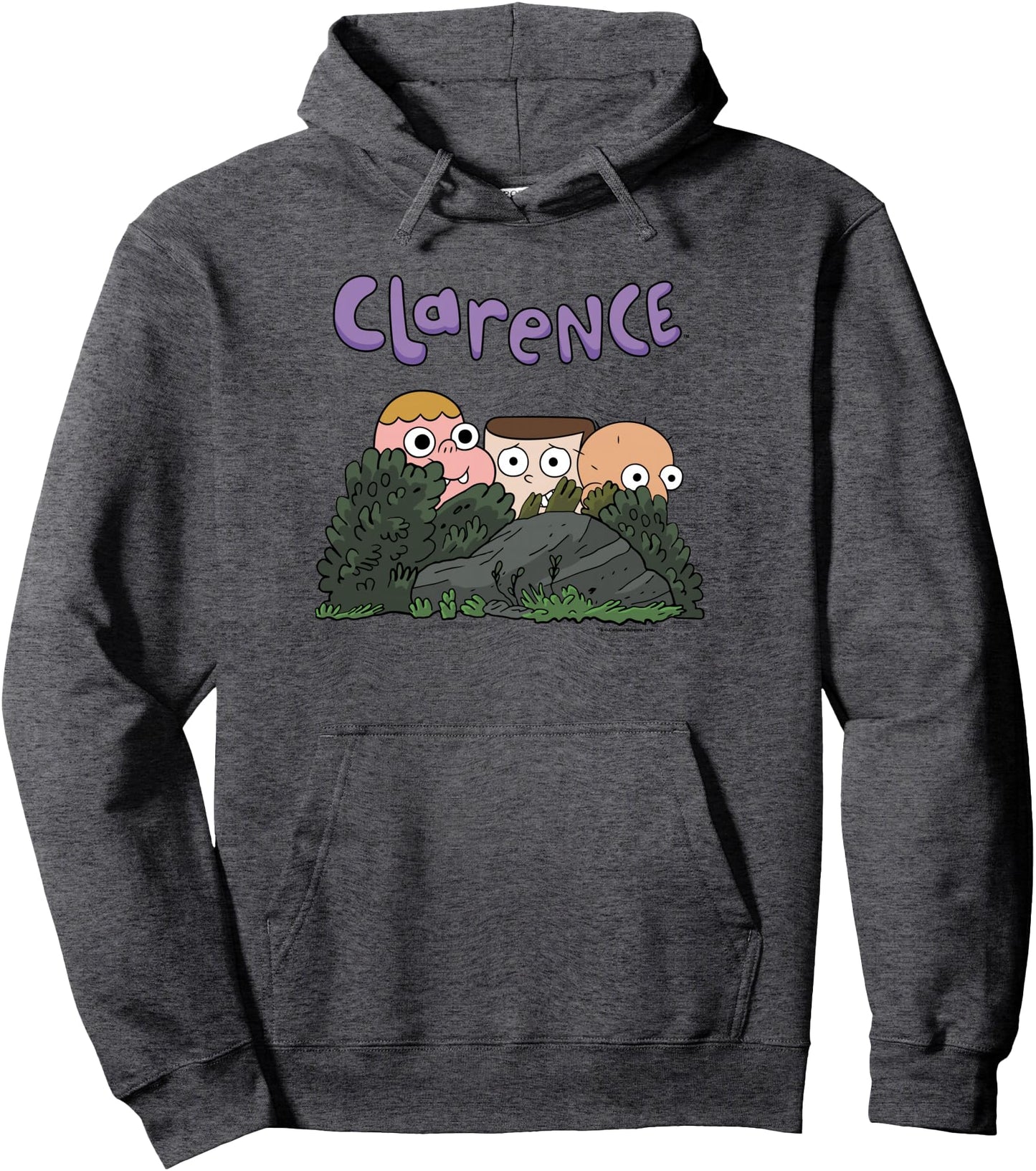 Cartoon Network Clarence Gang Pullover Hoodie ,Blue ,Small