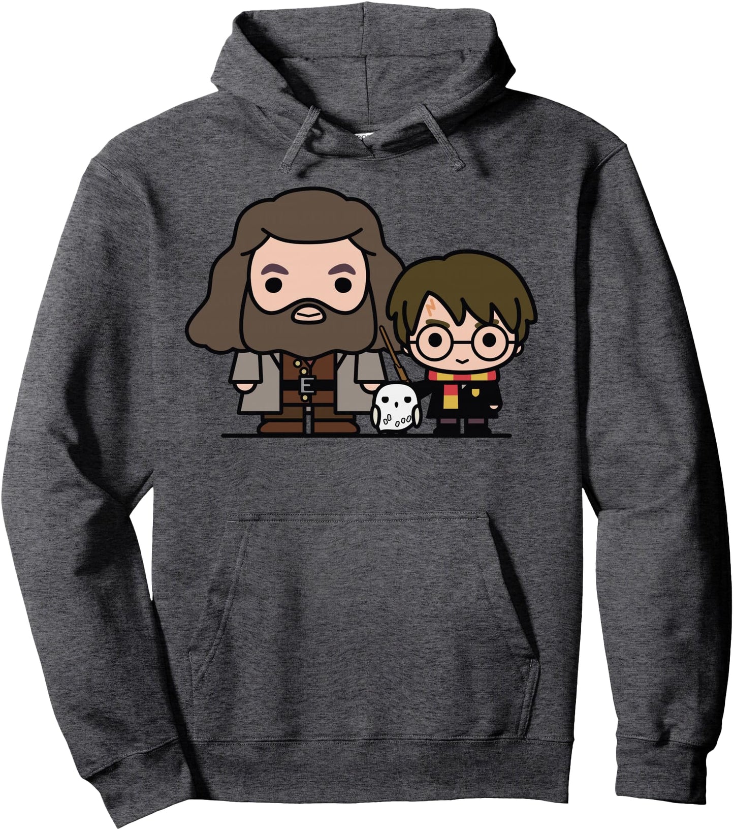Harry Potter Hagrid & Hedwig Chibi Pullover Hoodie