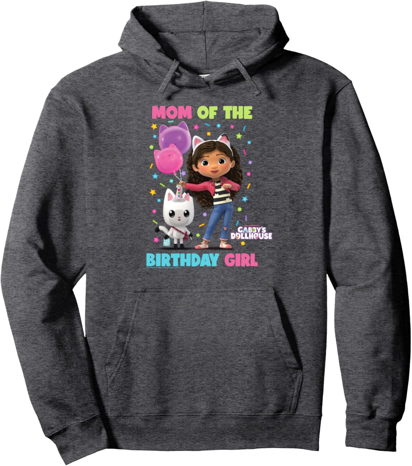 DreamWorks Gabby's Dollhouse Mom of The Birthday Girl Pullover Hoodie