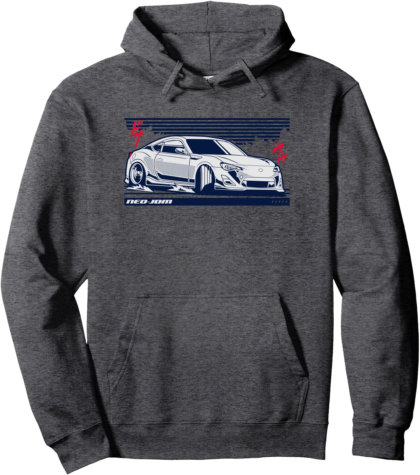 Neo-JDM SC TY 86 Drift Car Graphic Pullover Hoodie