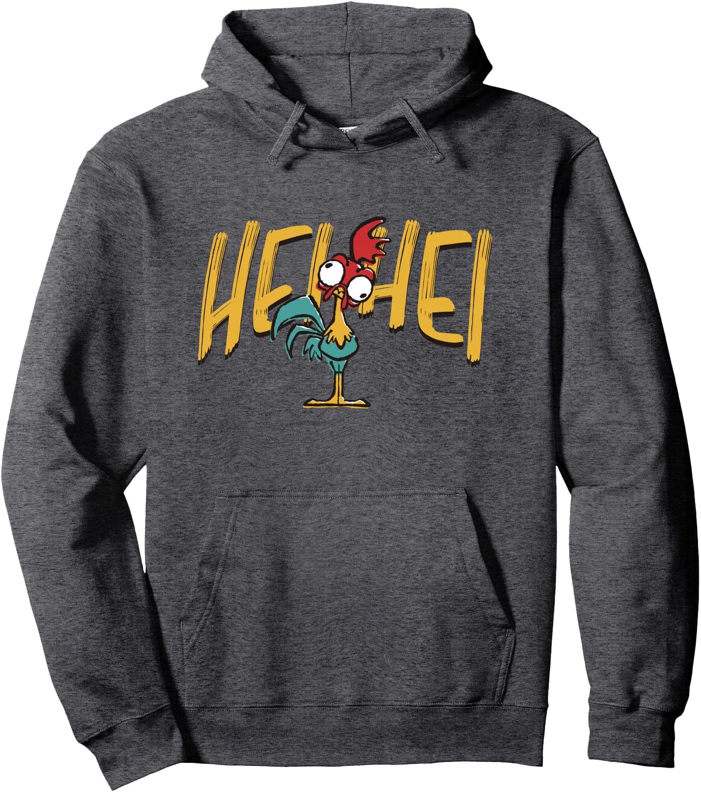 Disney Moana Cute Hei Hei Look Drawn Big Chest Poster Pullover Hoodie