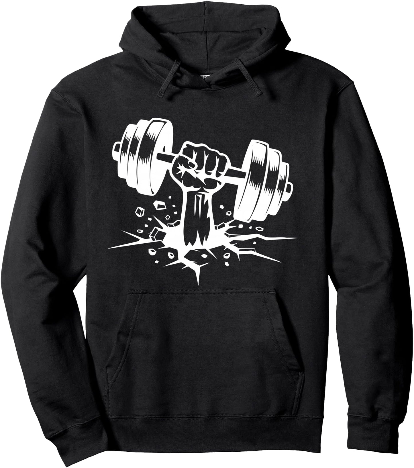 Dumbbell Muscle Weightlifting Weight Gifts Weightlifters Pullover Hoodie