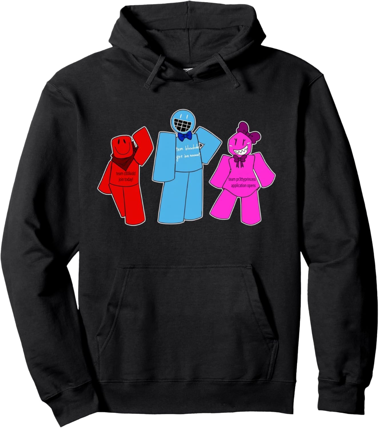 Team C00lkidd Join Today Pr3ttypriincess Tem Bluudude Pullover Hoodie