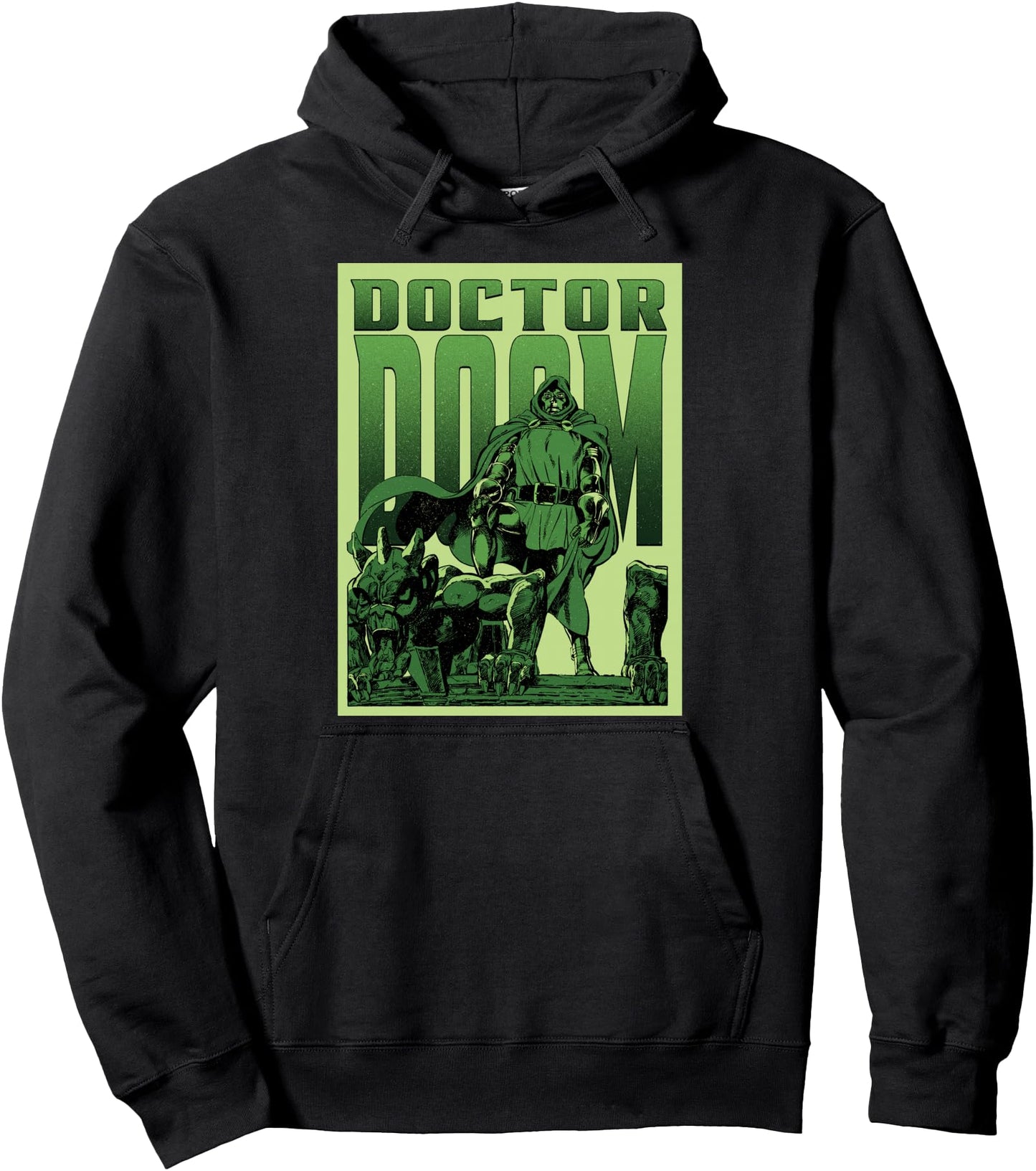 Marvel Super Villains Doctor Doom Gargoyle Vintage Comic Art Pullover Hoodie