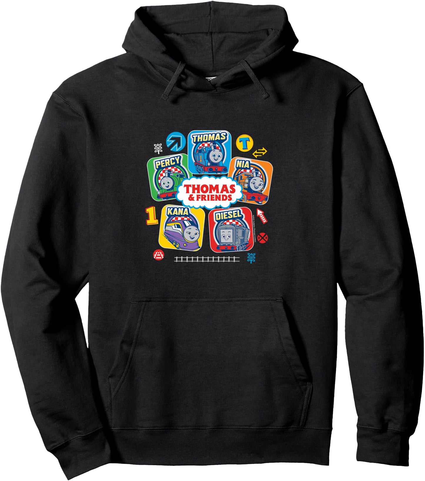 Thomas & Friends - Thomas & Friends Grid Pullover Hoodie