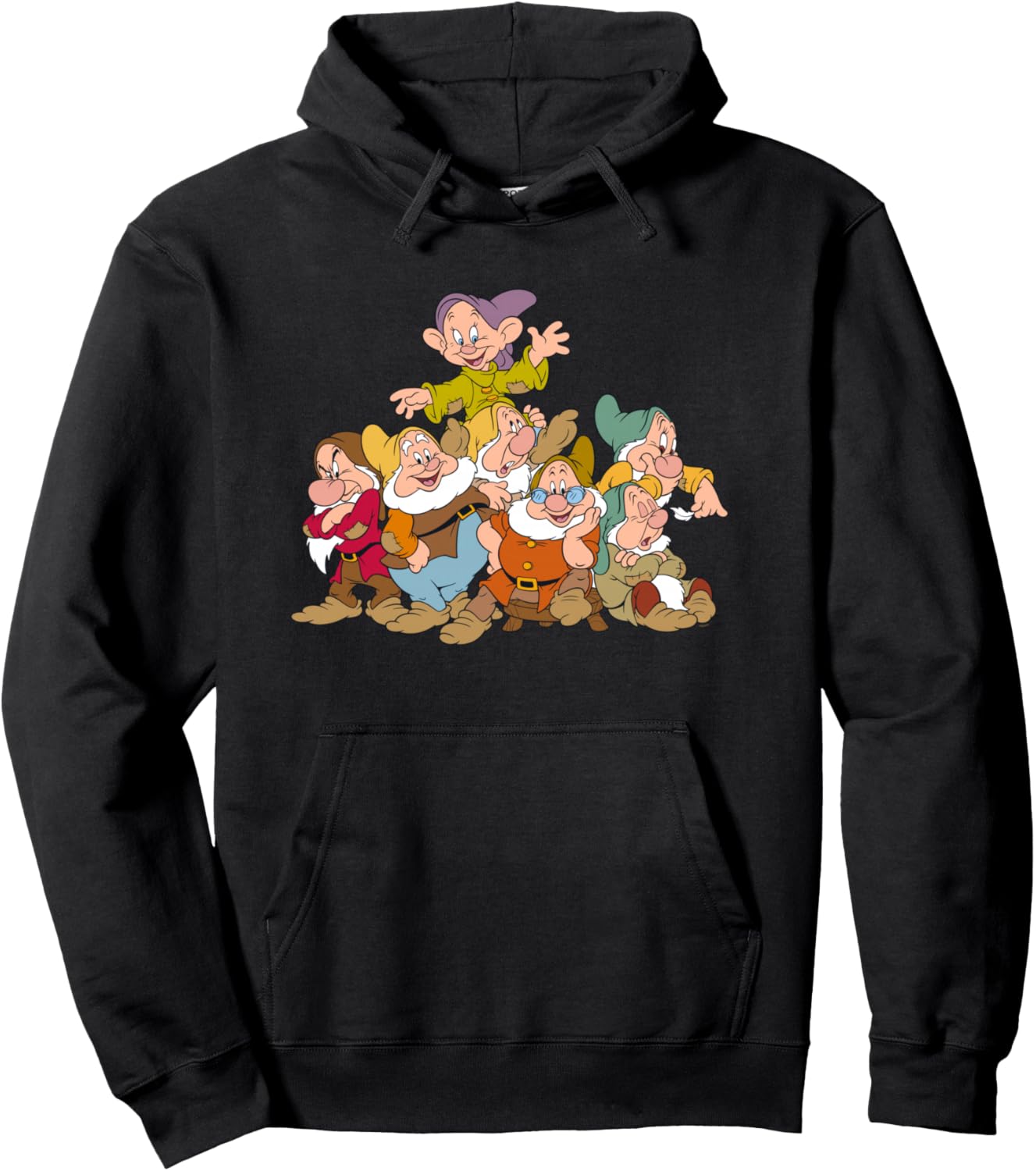 Disney Snow White & the Seven Dwarfs Group Fun Pullover Hoodie