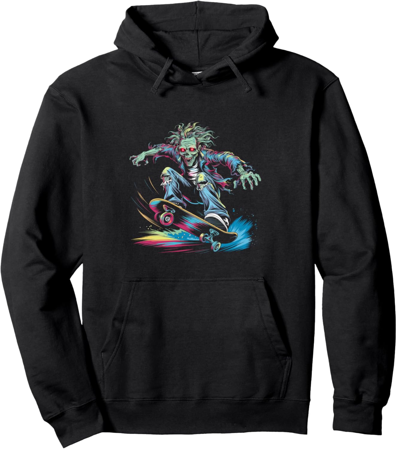 Zombie Skateboarder Skateboarding Skateboarders Skateboard Pullover Hoodie