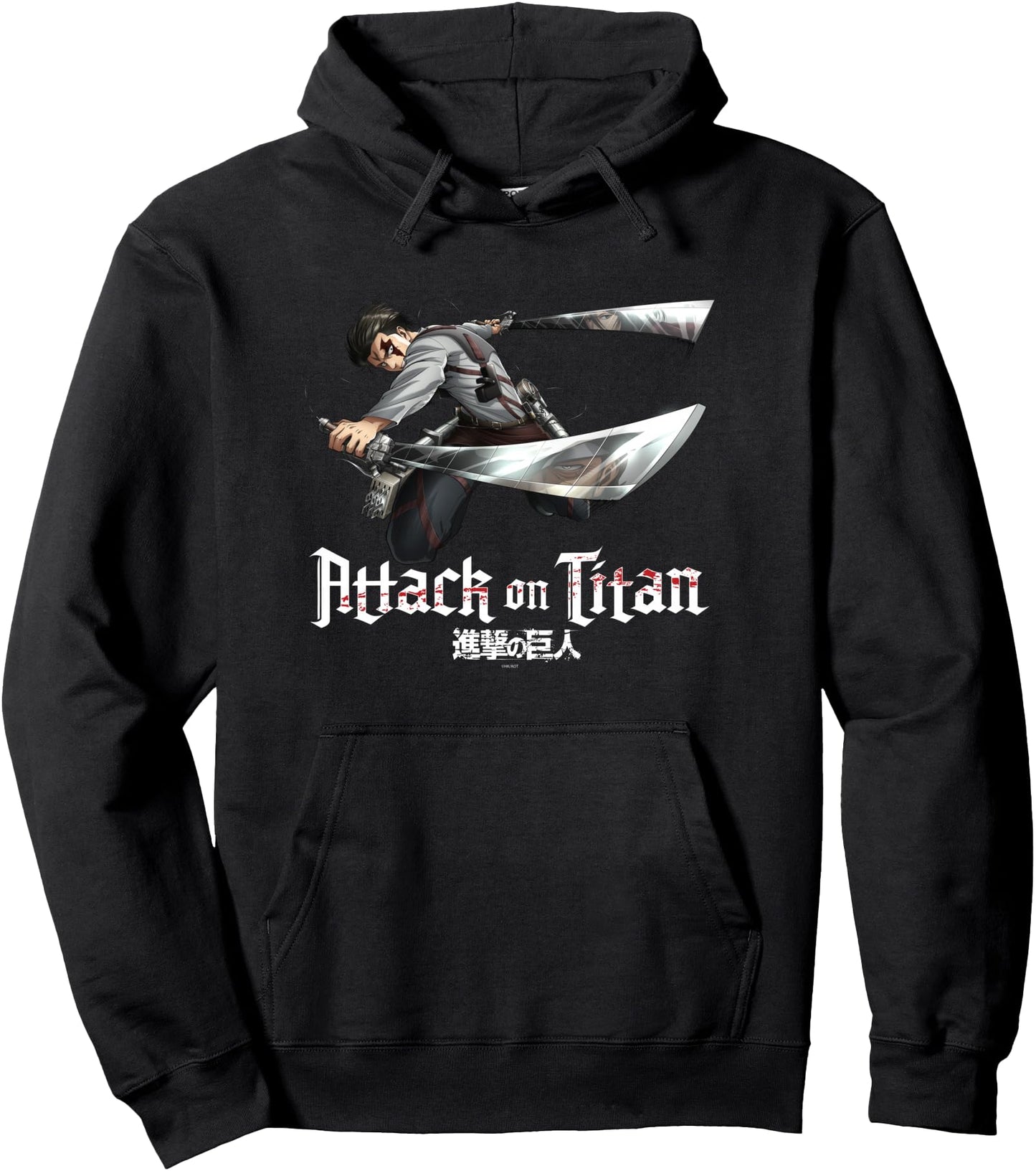 Attack on Titan Season 3 Levi Jump Attack Anime Pullover Hoodie