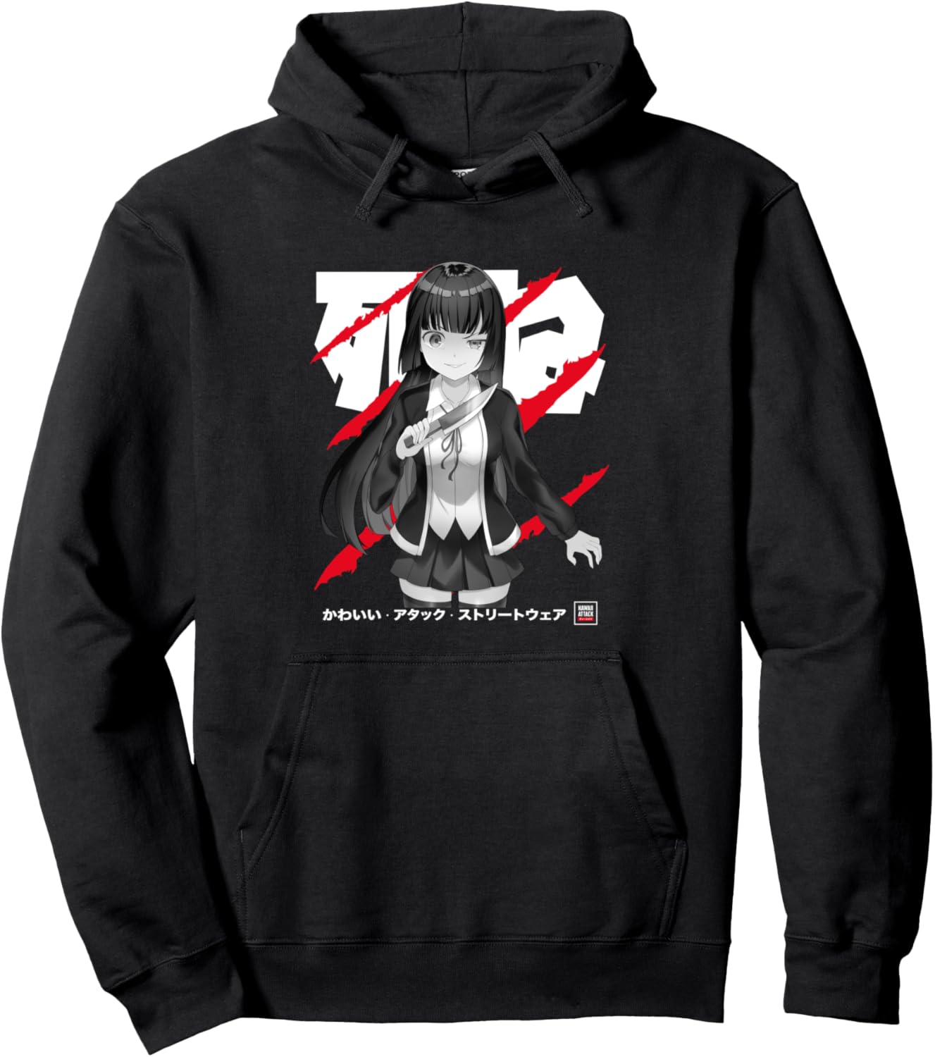 Manga Yandere Kawaii Japanese Anime Pullover Hoodie