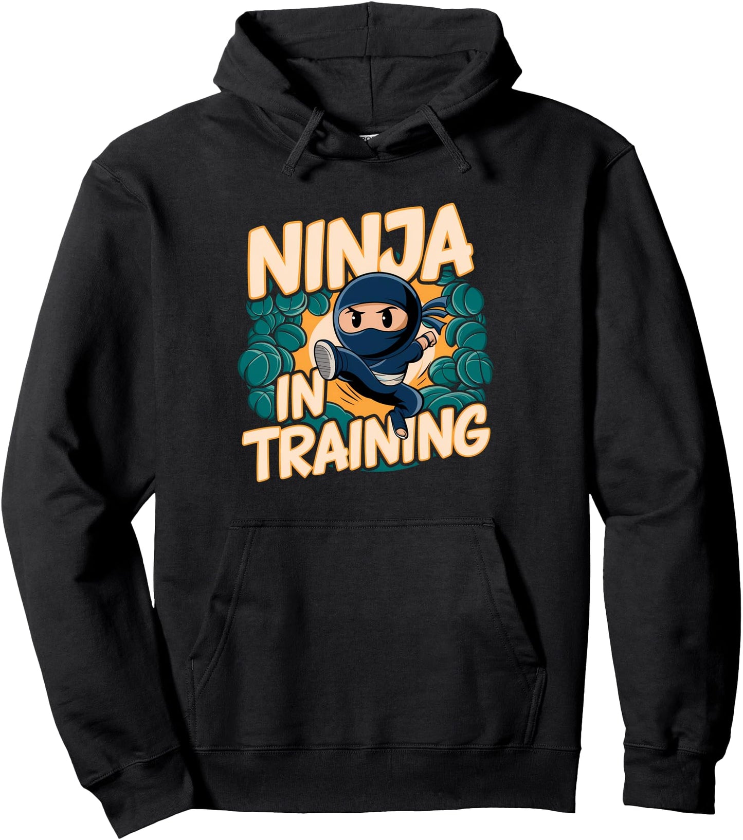 Ninja In Training Costume Party Warrior Boys Girls Pullover Hoodie