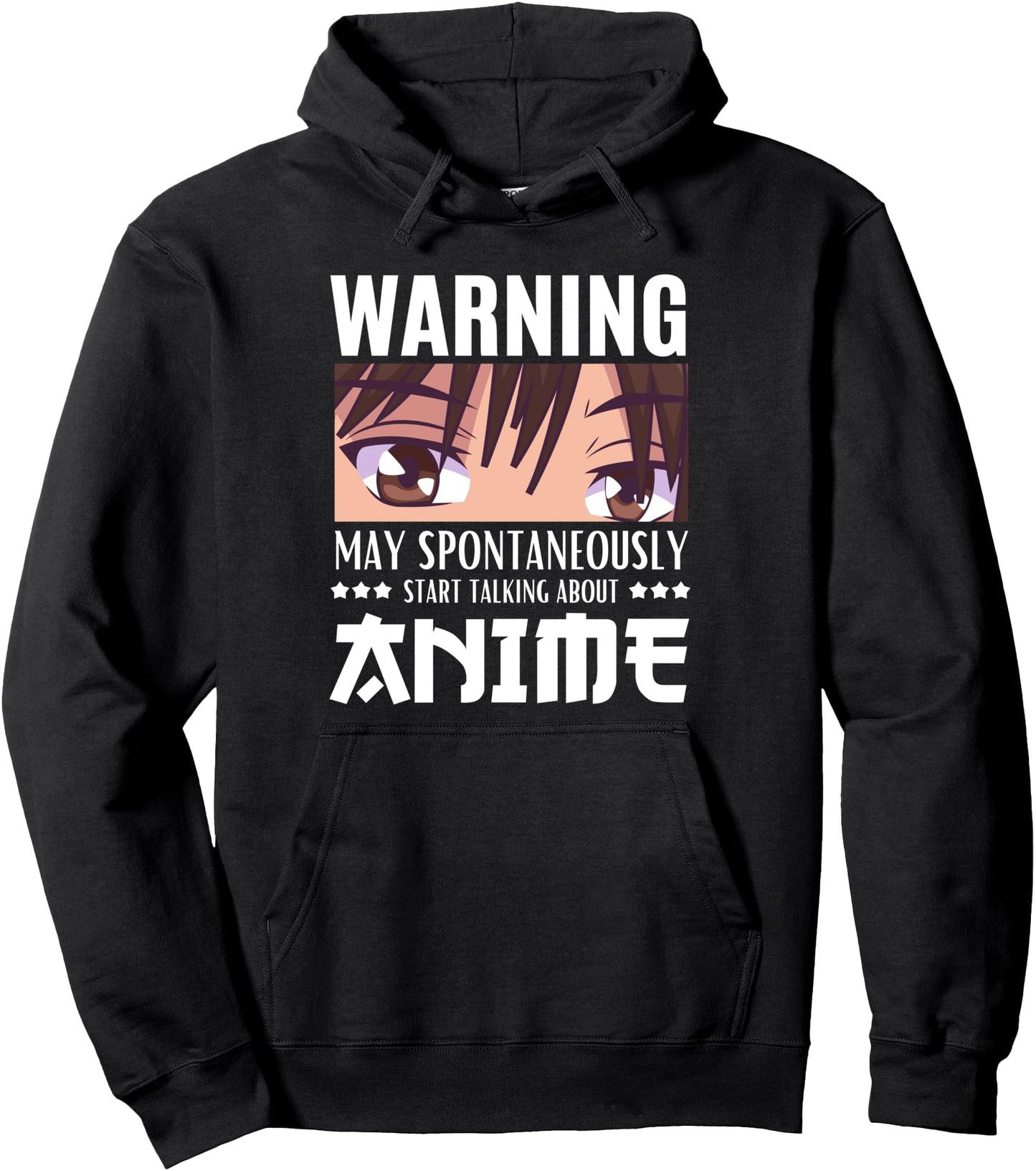 Warning May Spontaneously Start Talking About Anime Pullover Hoodie