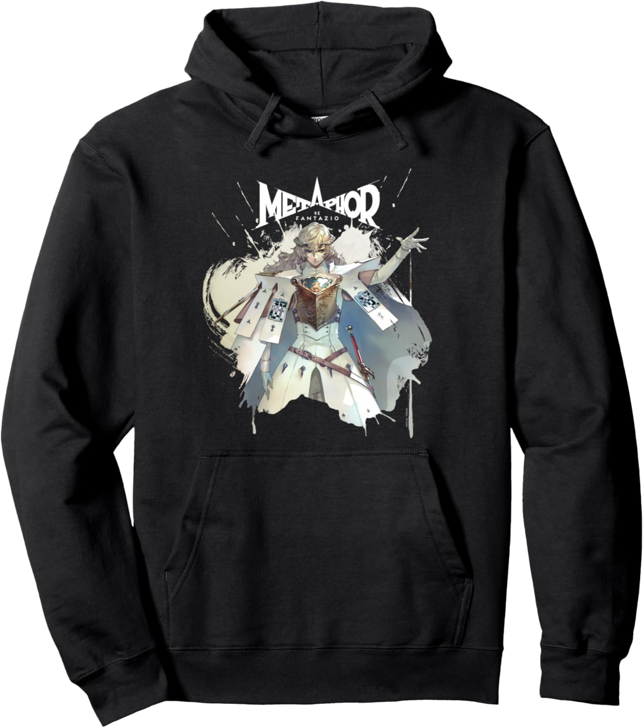 Metaphor: ReFantazio Louis (white logo) ATLUS Pullover Hoodie