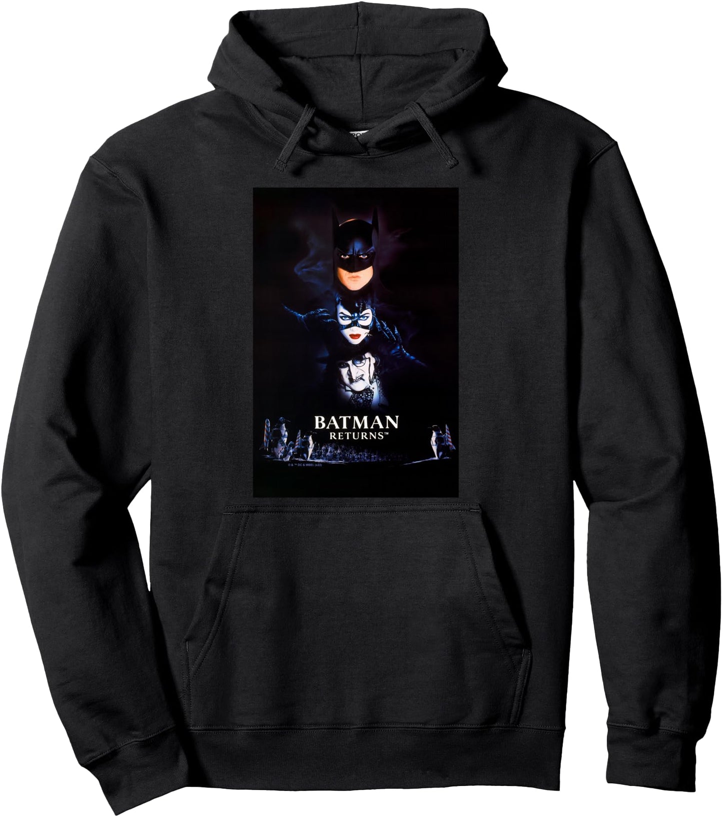 Batman Returns Batman Catwoman Penguin Poster Pullover Hoodie