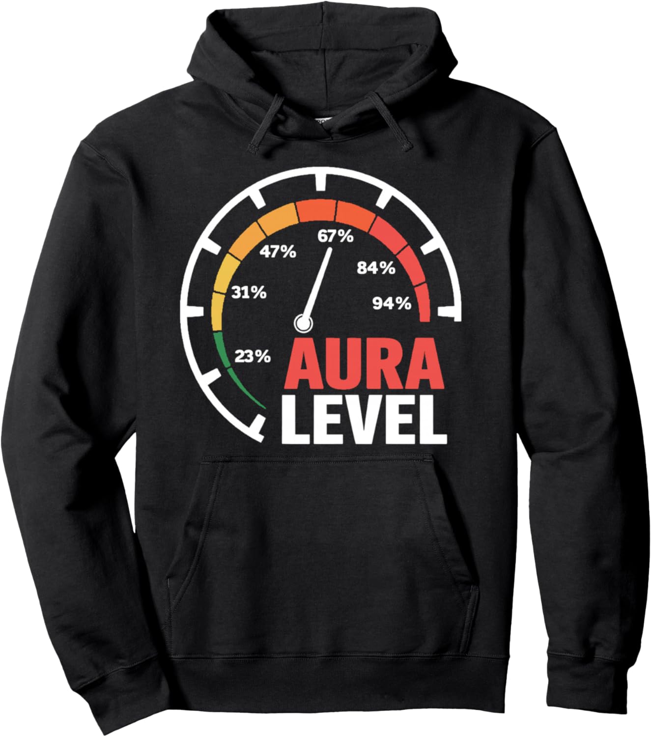 Aura Farming Anime Farm Aura Funny Aura Farming Number 67 Pullover Hoodie