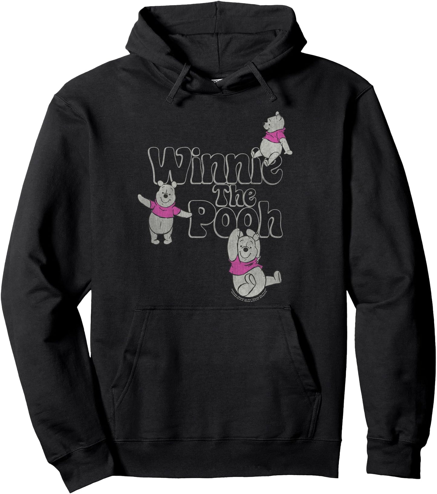 Disney Winnie The Pooh Vintage Pooh Poster Pullover Hoodie