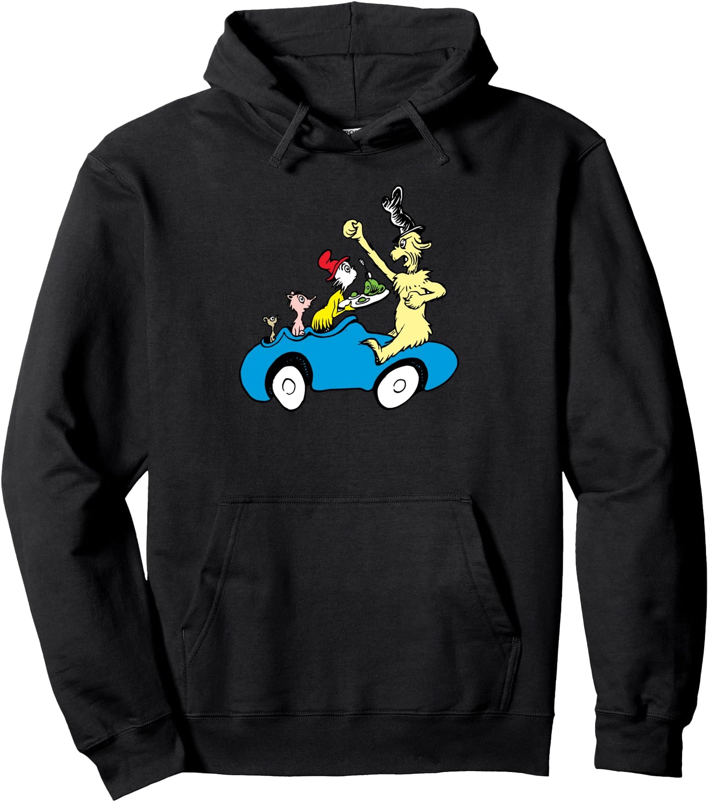 Dr. Seuss Green Eggs and Ham Car Pullover Hoodie Pullover Hoodie