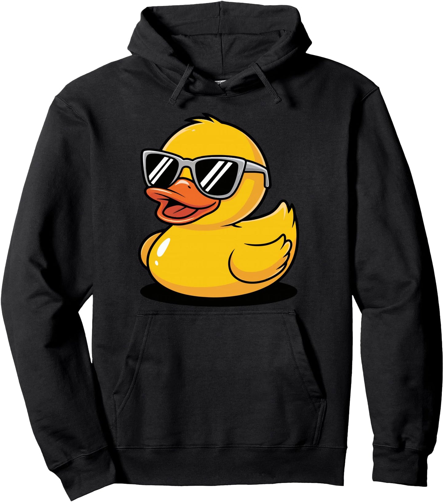 Rubber Duck With Sunglasses Pullover Hoodie