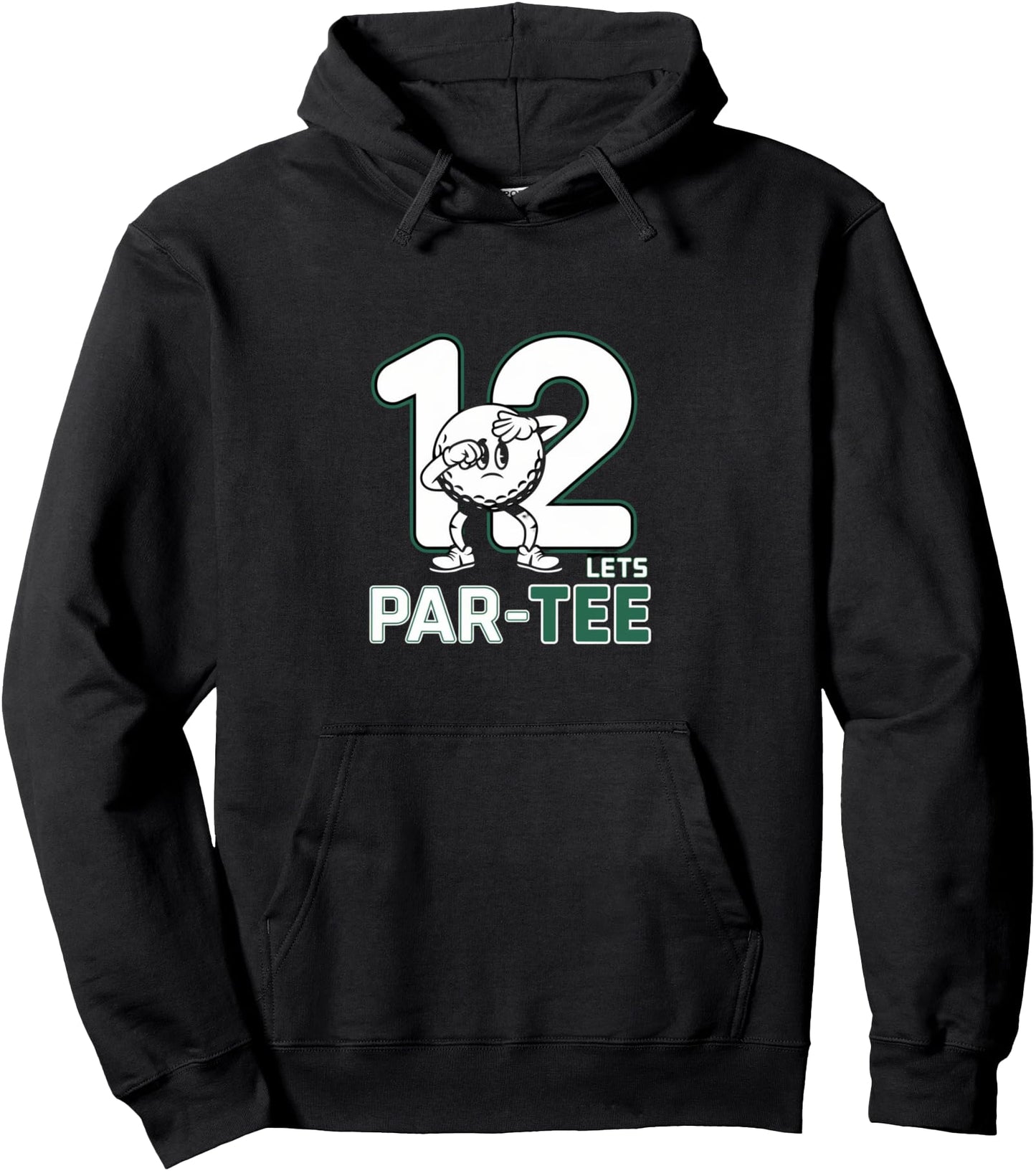 I'm 12 Let's Par Tee 12th Years Old Golf Party Birthday Pullover Hoodie