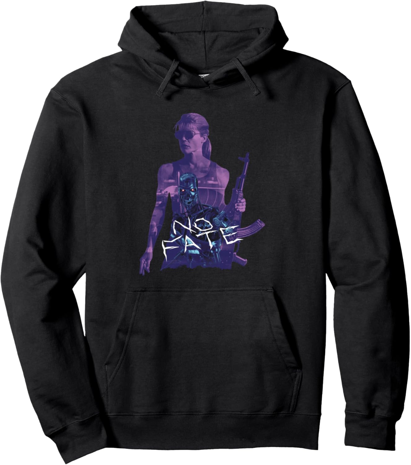 Terminator 2 Sarah Connor No Fate Pullover Hoodie