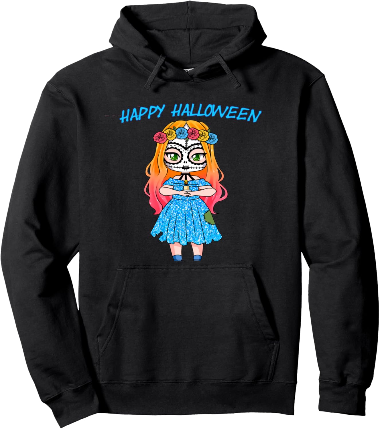 Halloween Anime T-Shirt Chibi Kawai Tee Gift T-shirt Pullover Hoodie